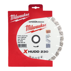 Диск алмазний Speedcross MILWAUKEE XHUDD 230, діаметр 230мм (залізобетон, граніт, цегла)