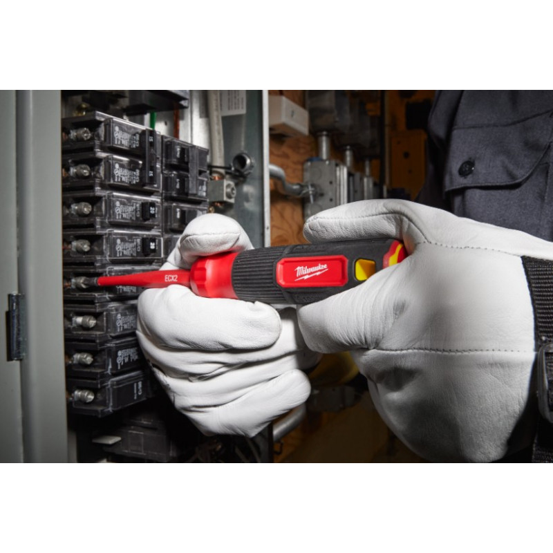 Набір викруток прецезійних ізольованих VDE MILWAUKEE 4-в-1 (рукоять VDE + 4 біти TORX VDE, текстильний чохол)