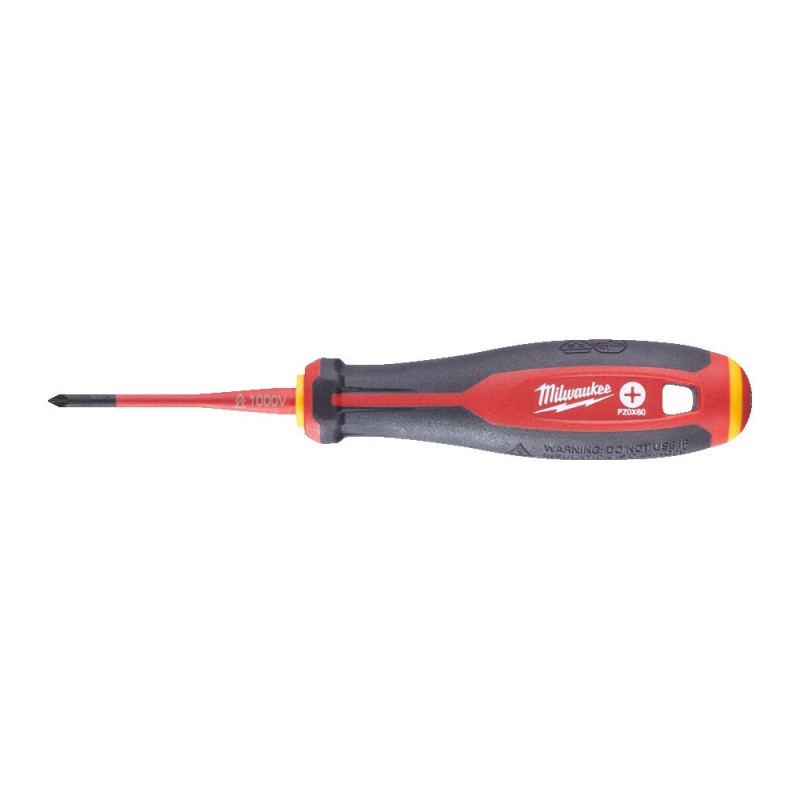 Викрутка з тригранною рукояткою ізольована VDE MILWAUKEE, PZ0х60мм