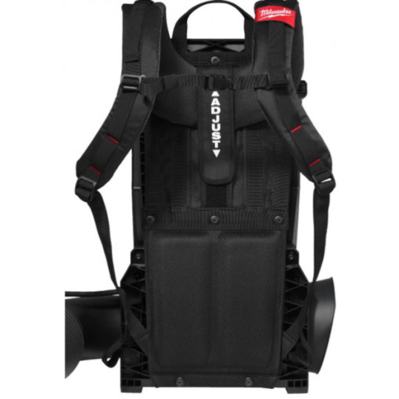 Повітродувка ранцева акумуляторна безщіткова MILWAUKEE, M18 F2BPB-124 (2х18В) (зарядний пристрій M12-18 FC, 4 акумулятори М18 FВ