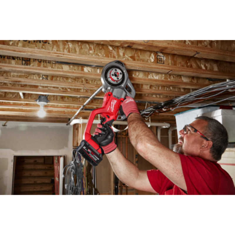 Інструмент різьбонарізний акумуляторний безщітковий MILWAUKEE M18 FPT114-802C (зарядний пристрій M12-18 FC, 2 акумулятори FB8 8А