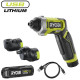 Викрутка акумуляторна Ryobi USB Lithium RSD4-120TA2 4В (1х2Аг) 5Нм,  200об/хв