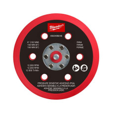 Підошва шліфувальна MILWAUKEE FROSBPSP150, діаметр 150мм, 6 отв. для M12 FROS (м'яка з PSA)