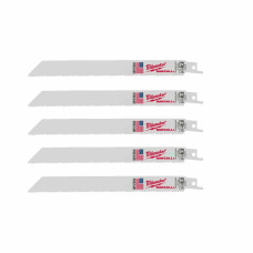 Полотно для шабельних пил THIN KERF MILWAUKEE, 200х3,1/2,1мм, (5шт), (універсальні)