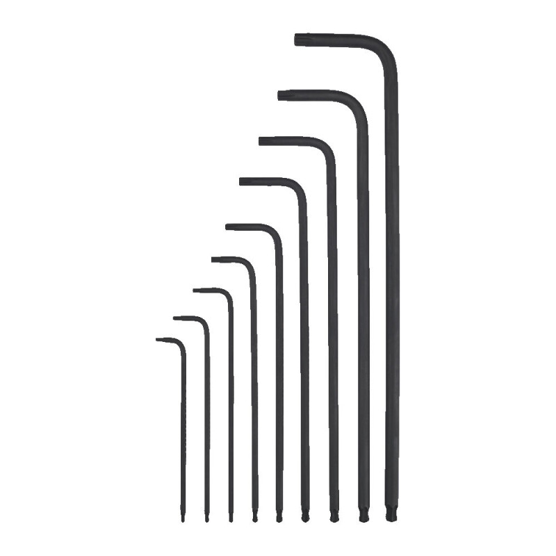 Набір ключів Г-образних TORX MILWAUKEE, (T8/T9/ T10/T15/ T20/T25/T27/  T30/T40) (9шт) пластиковий холдер
