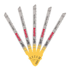 Полотна для лобзиків Curve MILWAUKEE, 75х2,5мм, (5шт), (деревина, фігурний різ)