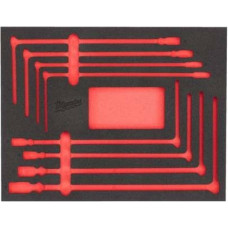 Пінне вкладення з ложементом для Т-образних ключів, (7шт) для шаф металевих MILWAUKEE