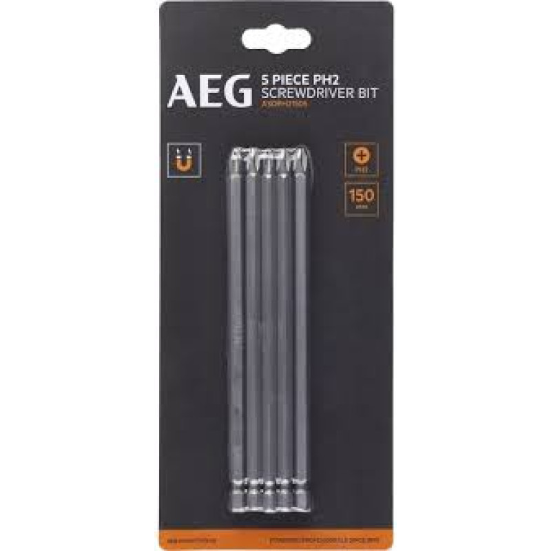 Біта AEG ASDPH21505, PH2, 150мм (5шт)