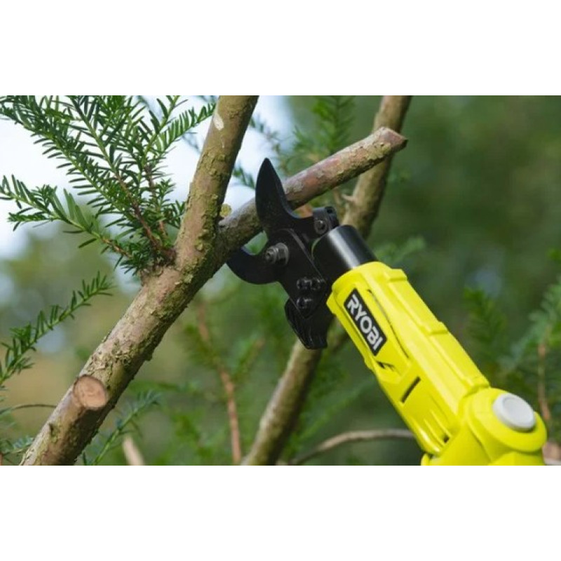 Сучкоріз телескопічний акумуляторний RYOBI RY18PLA-0, ONE+ 18В, 32мм, 250Нм (каркас, плечовий ремінь)