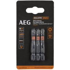 Біта ударна AEG AAK502PZ3, PZ3, 50мм (3шт)