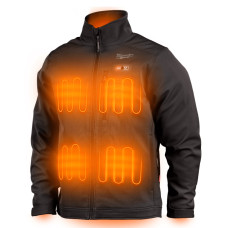 Куртка з підігрівом MILWAUKEE, M12 HJBL5-0(XXL), чорна (розмір XXL)