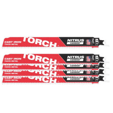 Полотно для шабельних пил TORCH CARBIDE NITRUS MILWAUKEE, 230х3,1мм, (5шт), (метал)