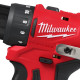 Дриль-шуруповерт акумуляторний безщітковий MILWAUKEE M12 BLDDRC-202C, 40Нм (зарядний пристрій С12, 2 акумулятори М12 В2 2Аг, клі