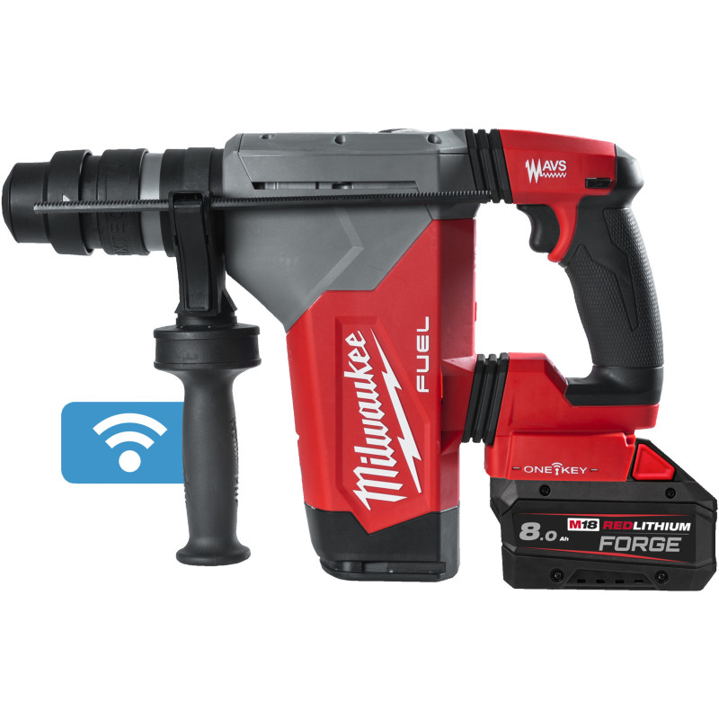 Перфоратор акумуляторный SDS-PLUS MILWAUKEE, M18 ONEFHPX-802X, 5Дж (зарядний пристрій M12 -18 FC, 2 акумулятори М18 FB8 8Аг, пат
