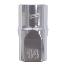 Головка торцева хромована ½” MILWAUKEE, (зірочка 12 гранн.), 14мм