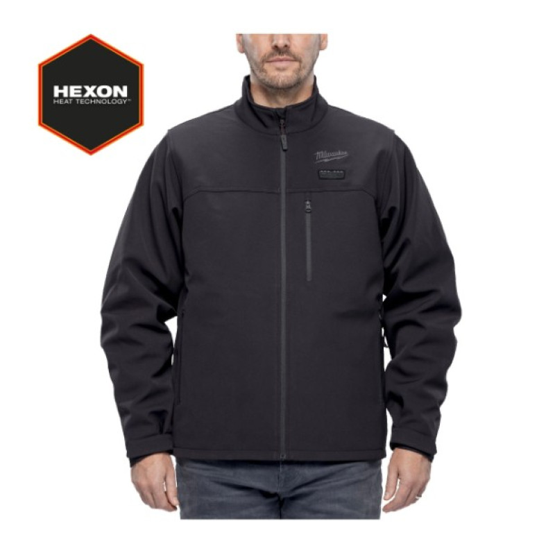 Куртка з електропідігрівом MILWAUKEE, M12 HJBL6-0(L), чорна (розмір L)