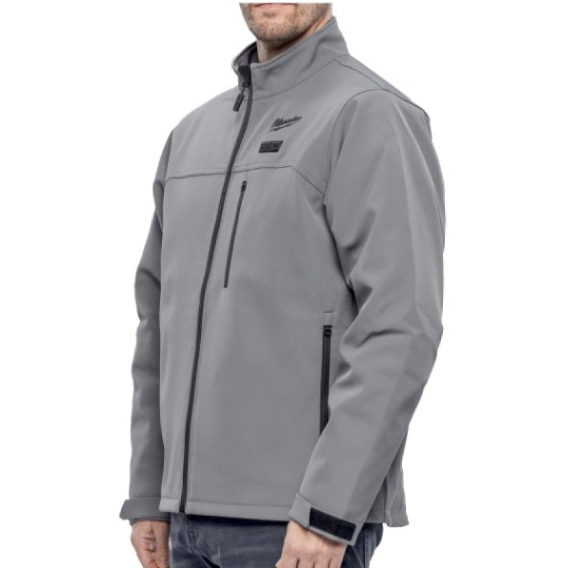 Куртка з електропідігрівом MILWAUKEE M12 HJGR6-0(S), сіра, розмір (S)