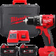 Дриль-шуруповерт акумуляторний безщітковий MILWAUKEE M18 BLDDRC-502С, 60,5Нм (зарядний пристрій М12-18 FС, 2 акумулятори М18 В5