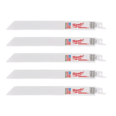 Полотно для шабельних пил MILWAUKEE, 200х2,5/1,8мм, (5шт), (метал, деревина, пластик)