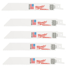 Полотно для шабельних пил MILWAUKEE, 150х2,5х1,8мм, (5шт), (універсальні)