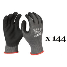 Рукавиці робочі MILWAUKEE, з опором порізам 5/Е рівня, розмір 10/XL, (144 пари)