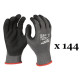 Рукавиці робочі MILWAUKEE, з опором порізам 5/Е рівня, розмір 10/XL, (144 пари)