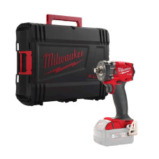 Гайковерт акумуляторний безщітковий 3/8'' MILWAUKEE, M18 FIW2F38-0X, 339Нм, с кольцом (каркас, HDкейс)