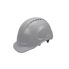 Каска будівельна біла посилена