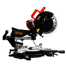 Пила торцювальна HM1245 1800Вт, 305*30мм, 3800об/хв, з протяжним механізмом і лазером