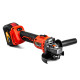 Кутова шліфмашина ак. 125мм  AGC18/125BL, 18В, 3000-8500об/хв +акум.4Аг-2шт, зарядний пристрій