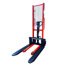 Штабелер гідравлічний 1000кг, підйом-1,6м, довжина вил 1,15м,ширина 330-740мм