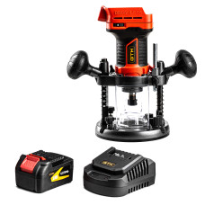 Фрезер акум. R18/55BL 8000-26000об/хв, цанга 6/8мм, +акум. 4Аг, зарядний пристрій