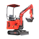 Мініекскаватор гусеничний 1000кг/1,76м гл.копання/дизель 10,2к.с