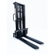Штабелер гідравлічний  1500кг, підйом-2,5м, довжина вил 1,1м, колір - чорний